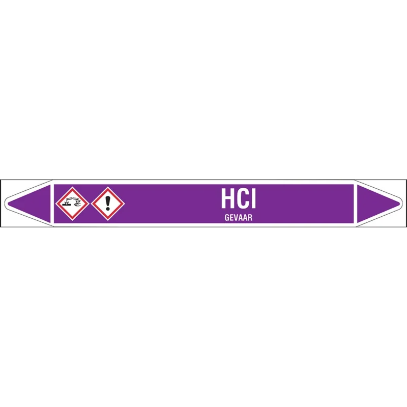 Brady - Rolvorm - Individuele leidingmerkers op rol met geperforeerde pijlen, met pictogrammen - HCL450X52RL-T1-LL-P21 - N006806 - 86006806 Koopje