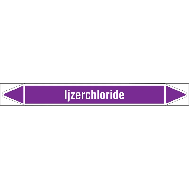 Beperkt Aanbod Brady - Rolvorm - Individuele leidingmerkers op rol met geperforeerde pijlen, zonder pictogram - IJZERCHLORIDE250X26RL-T1-LL-P21 - N006813 - 86006813