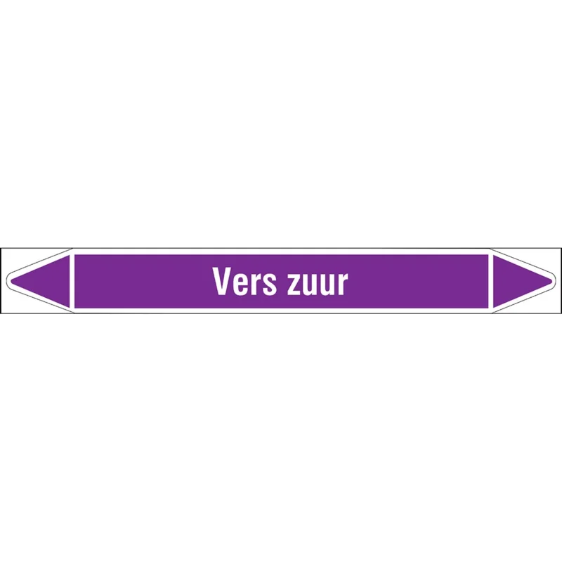 Populair Brady - Rolvorm - Individuele leidingmerkers op rol met geperforeerde pijlen, zonder pictogram - VERSZUUR250X26RL-T1-LL-P21 - N006877 - 86006877
