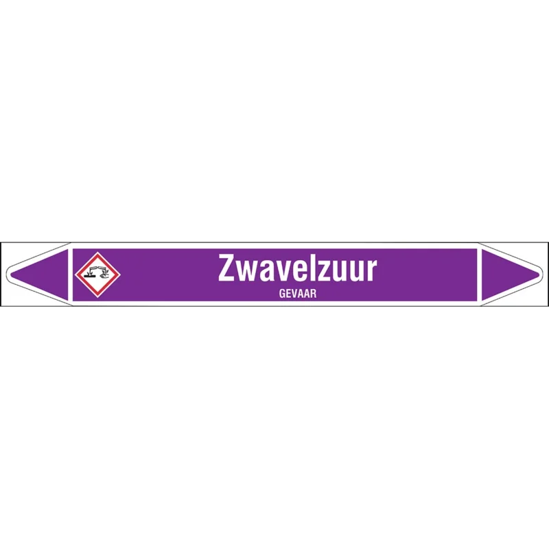 Brady - Rolvorm - Individuele leidingmerkers op rol met geperforeerde pijlen, met pictogrammen - ZWAVELZUUR355X37RL-T1-LL-P21 - N006947 - 86006947 Beste Prijs