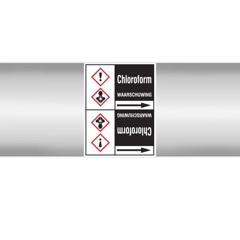 Bestseller Brady - Rolvorm - Leidingmerkers op doorlopende rol, met pictogrammen - CHLOROFORM 127X33RL-T3-P5 - N023660 - 86023660