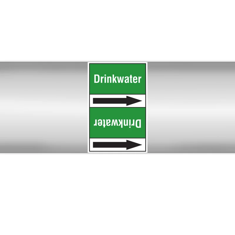 Uitverkoop Brady - Leidingmarkering rol - Leidingmerker zonder drager - Water - PMNL-DRINKWATER-GR4-RLL090 - 225809 - 86225809