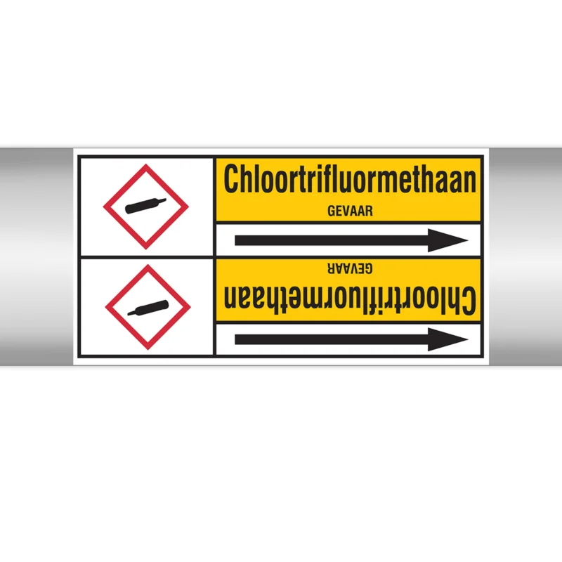 Brady - Rolvorm - Leidingmerkers op doorlopende rol, zonder pictogram - PMN-CHLOORTRIFLUORME.-YL3-RLL090 - 267166 - 86267166 Hete Deal