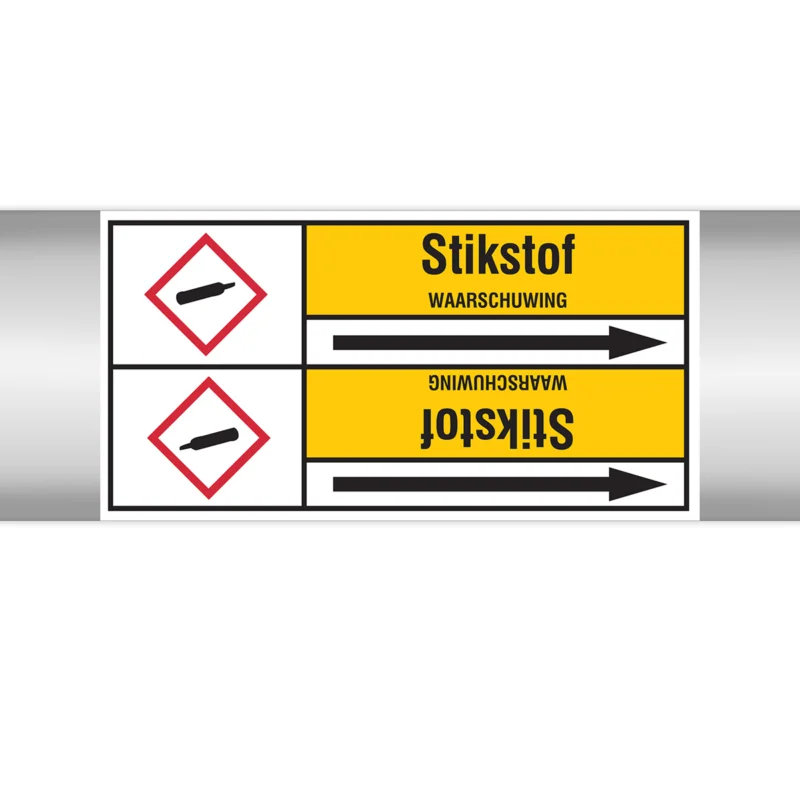 Actieprijs Brady - Leidingmarkering rol - Leidingmerkers op doorlopende rol, zonder pictogram - PMN-STIKSTOF-YL3-RLL127 - 267628 - 86267628