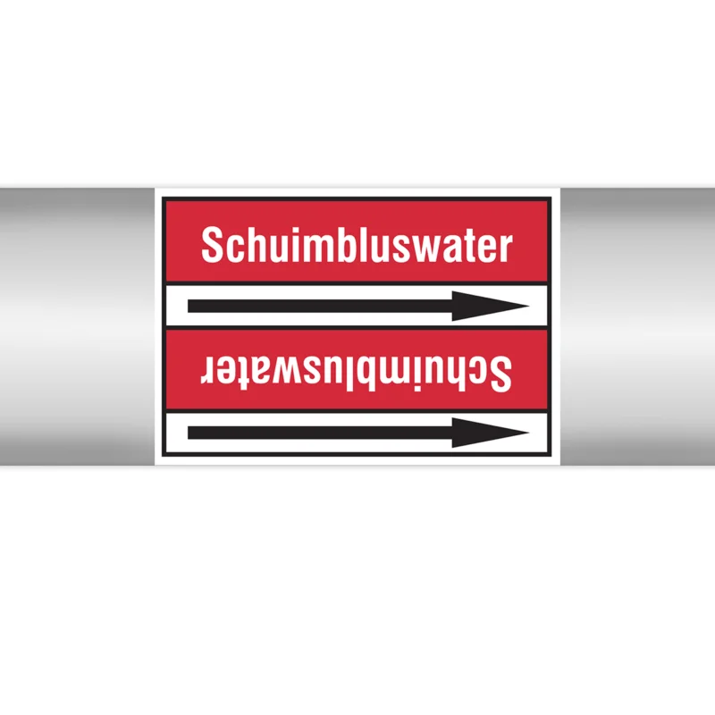 Veilige Betaling Brady - Rolvorm - Leidingmerkers op doorlopende rol, zonder pictogram - PMN-SCHUIMBLUSWATER-RD3-RLL090 - 267838 - 86267838