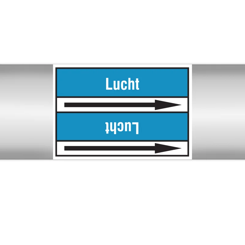 Superprijs Brady - Leidingmarkering rol - Leidingmerkers op doorlopende rol, zonder pictogram - PMN-LUCHT-BL4-RLL090 - 268002 - 86268002