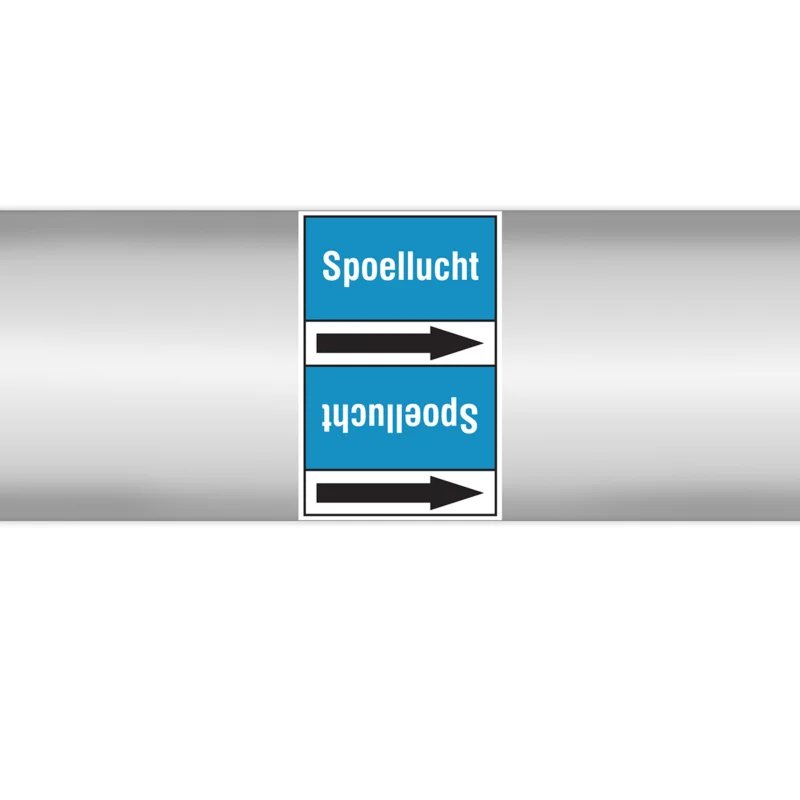 Brady - Rolvorm - Leidingmerkers op doorlopende rol, zonder pictogram - PMN-SPOELLUCHT-BL4-RLL090 - 268114 - 86268114 Weekendaanbieding