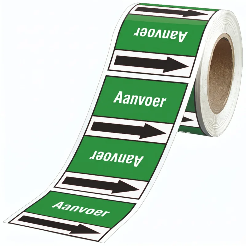 Bestel Nu Brady - Leidingmarkering rol - Leidingmerker met drager - Water - PMN-AANVOER-GR4-RLL090 - 268170 - 86268170