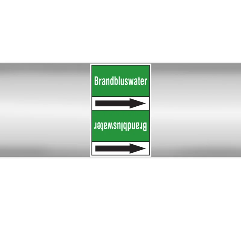 Brady - Rolvorm - Leidingmerkers op doorlopende rol, zonder pictogram - PMN-BRANDBLUSWATER-GR4-RLL090 - 268254 - 86268254 Dagaanbieding