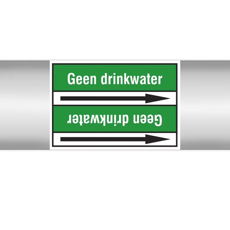 Brady - Leidingmarkering rol - Leidingmerkers op doorlopende rol, zonder pictogram - PMN-GEENDRINKWATER-GR3-RLL090 - 268344 - 86268344 Korting