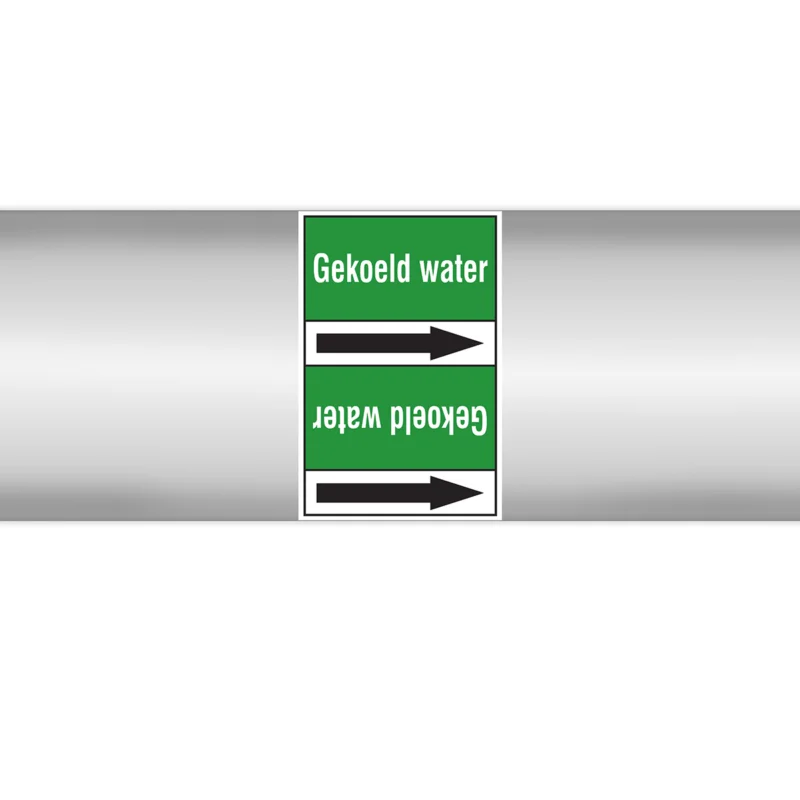Brady - Leidingmarkering rol - Leidingmerkers op doorlopende rol, zonder pictogram - PMN-GEKOELDWATER-GR4-RLL090 - 268359 - 86268359 Lage Kosten