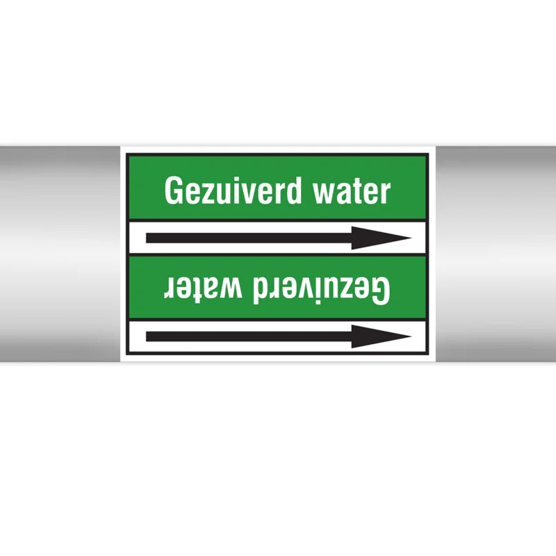 Beperkt Aanbod Brady - Rolvorm - Leidingmerkers op doorlopende rol, zonder pictogram - PMN-GEZUIVERDWATER-GR3-RLL090 - 268365 - 86268365