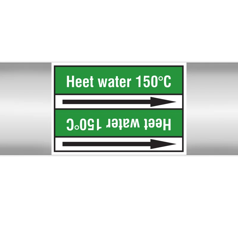 Brady - Rolvorm - Leidingmerkers op doorlopende rol, zonder pictogram - PMN-HEETWA.150ØC-GR3-RLL090 - 268393 - 86268393 Premium