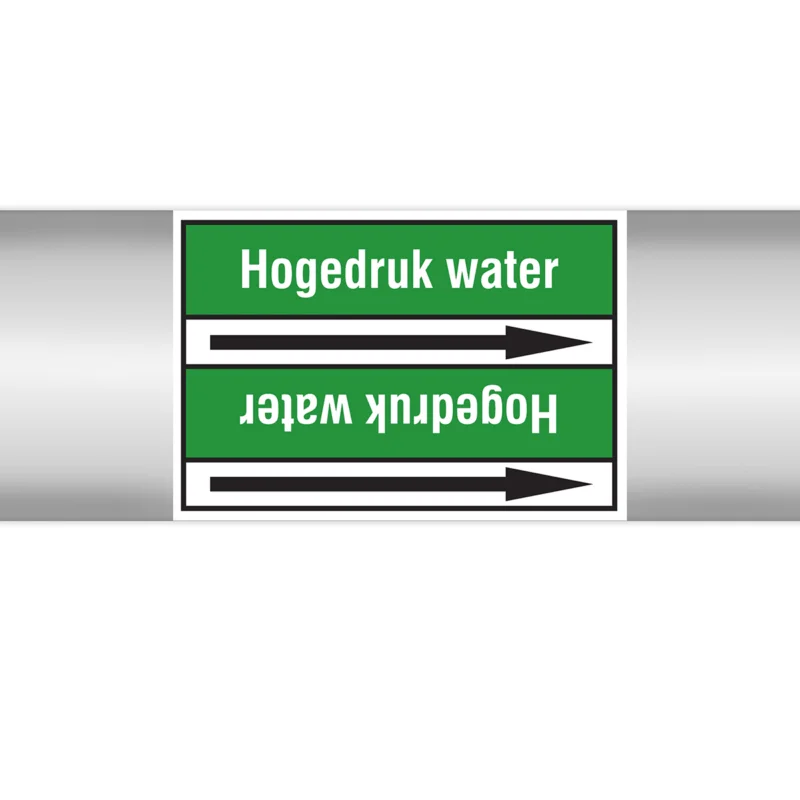 Brady - Leidingmarkering rol - Leidingmerkers op doorlopende rol, zonder pictogram - PMN-HOGEDRUKWATER-GR3-RLL090 - 268442 - 86268442 Gecertificeerd
