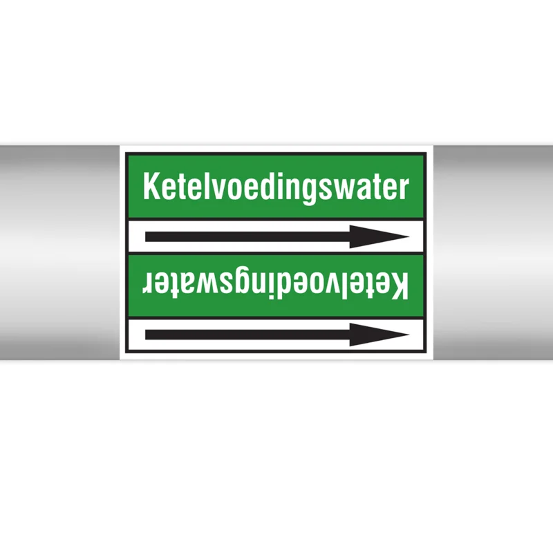 Brady - Rolvorm - Leidingmerkers op doorlopende rol, zonder pictogram - PMN-KETELVOEDINGSWA.-GR3-RLL090 - 268491 - 86268491 Gecertificeerd