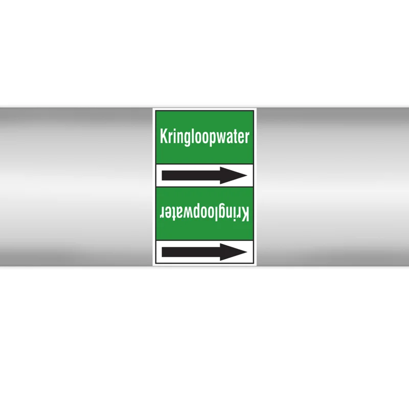 Brady - Rolvorm - Leidingmerkers op doorlopende rol, zonder pictogram - PMN-KRINGLOOPWATER-GR4-RLL090 - 268555 - 86268555 Flitsaanbieding
