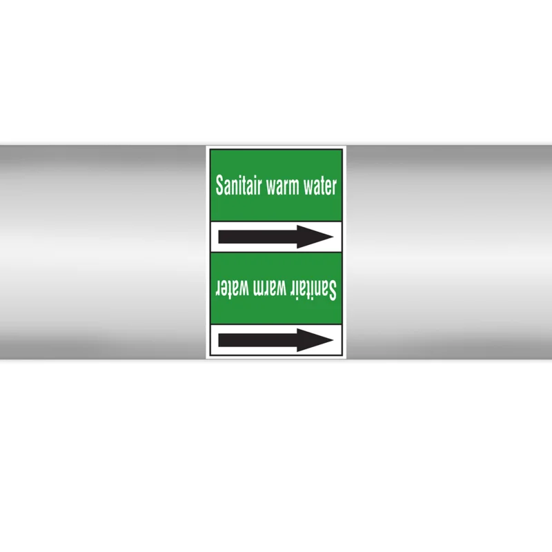 Brady - Leidingmarkering rol - Leidingmerkers op doorlopende rol, zonder pictogram - PMN-SANITAIRWARMW.-GR4-RLL090 - 268674 - 86268674 Shop Nu