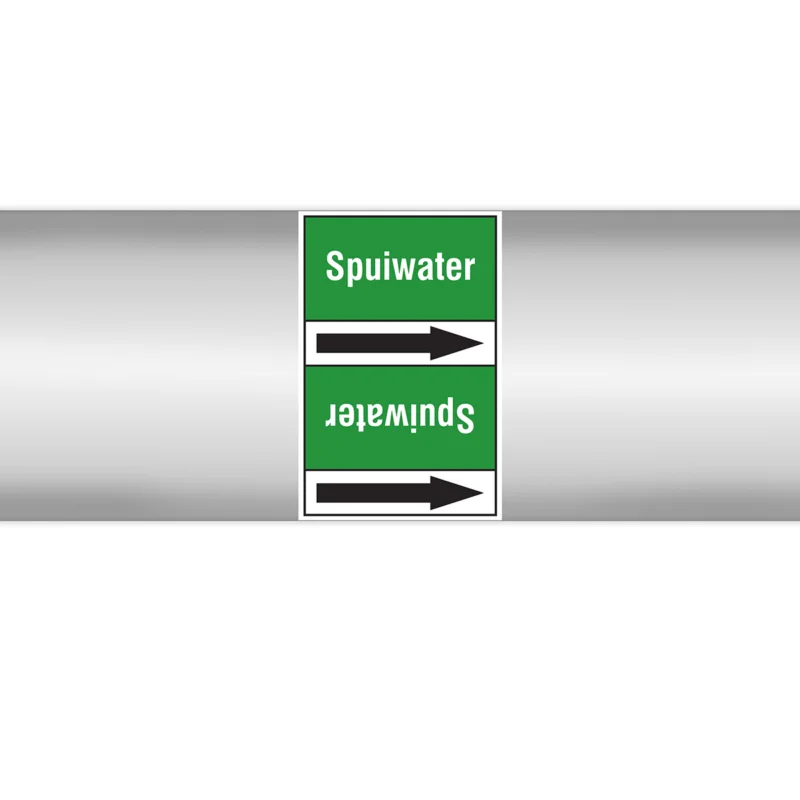 Brady - Leidingmarkering rol - Leidingmerker met drager - Water - PMN-SPUIWATER-GR4-RLL090 - 268695 - 86268695 Tijdelijk Beschikbaar
