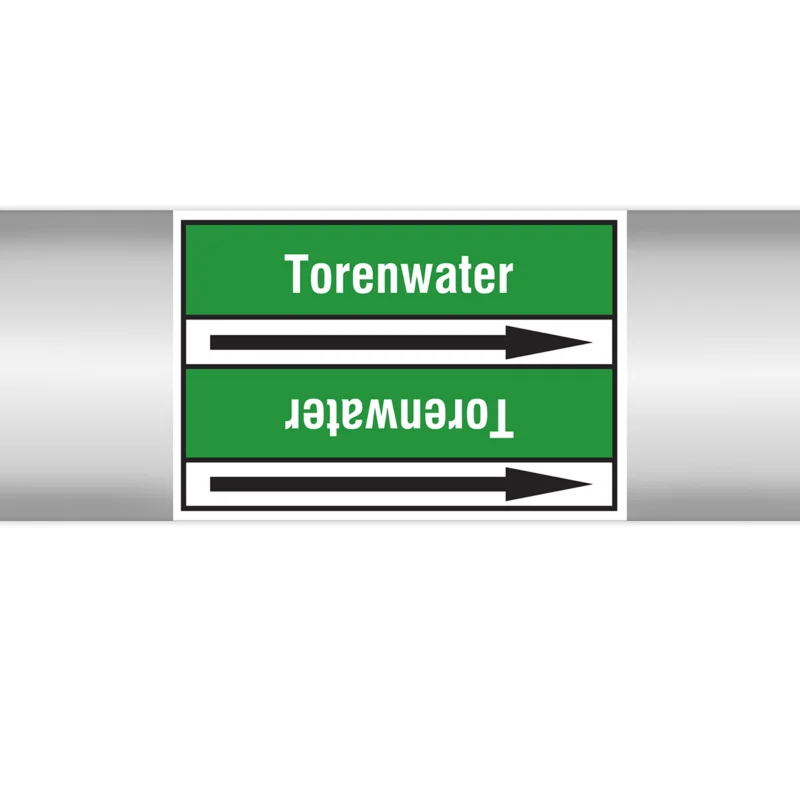 Brady - Rolvorm - Leidingmerkers op doorlopende rol, zonder pictogram - PMN-TORENWATER-GR3-RLL090 - 268708 - 86268708 Veilige Betaling