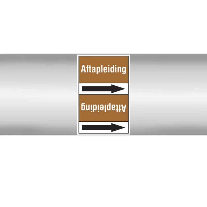 Tijdelijk Beschikbaar Brady - Rolvorm - Leidingmerkers op doorlopende rol, zonder pictogram - PMN-AFTAPLEIDING-BR4-RLL090 - 268891 - 86268891