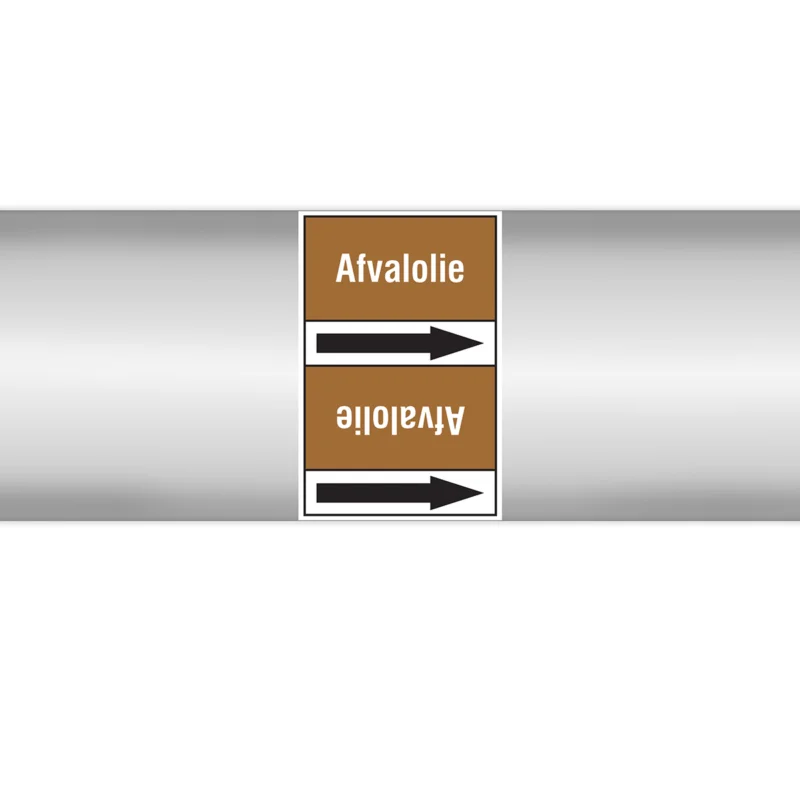 Populair Brady - Rolvorm - Leidingmerkers op doorlopende rol, zonder pictogram - PMN-AFVALOLIE-BR4-RLL090 - 268898 - 86268898