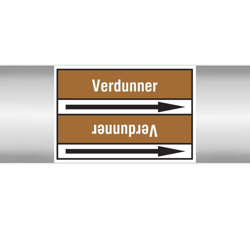 Brady - Rolvorm - Leidingmerkers op doorlopende rol, zonder pictogram - PMN-VERDUNNER-BR3-RLL090 - 269534 - 86269534 Superprijs