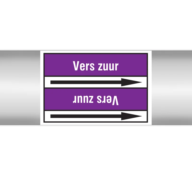 Brady - Rolvorm - Leidingmerkers op doorlopende rol, zonder pictogram - PMN-VERSZUUR-PR3-RLL090 - 270457 - 86270457 Laatste Versie