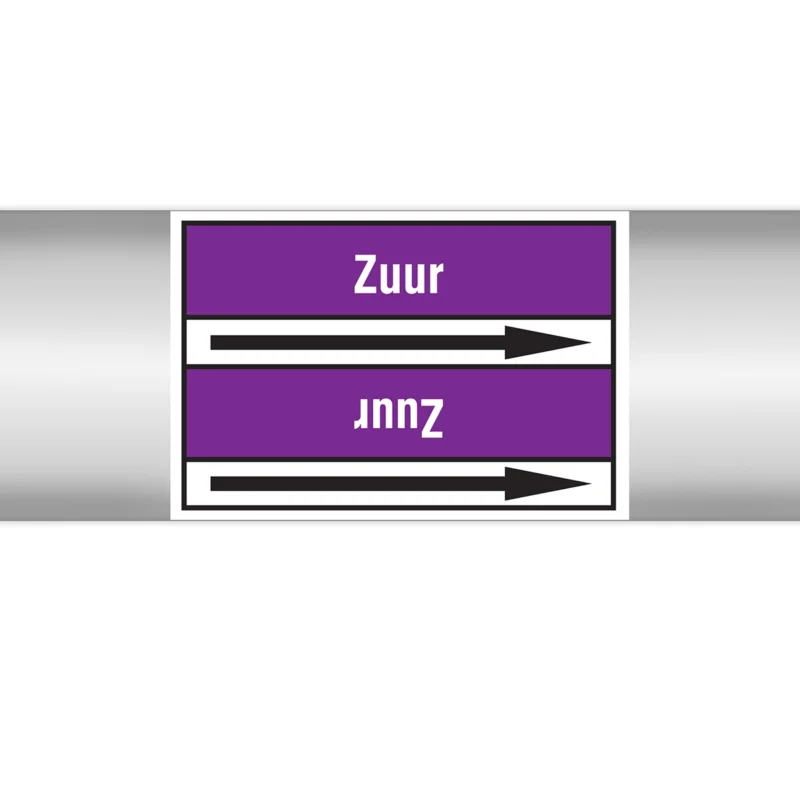 Bestseller Brady - Rolvorm - Leidingmerkers op doorlopende rol, zonder pictogram - PMN-ZUUR-PR3-RLL090 - 270506 - 86270506