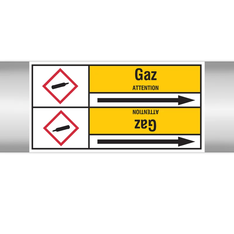 Alleen Vandaag Leidingmarkering rol - PMF-Gaz-YL3-RLL090