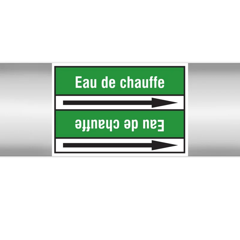 Rechtstreeks Van De Fabrikant Leidingmarkering rol - PMF-EAUDECHAUFFE-GR3-RLL090