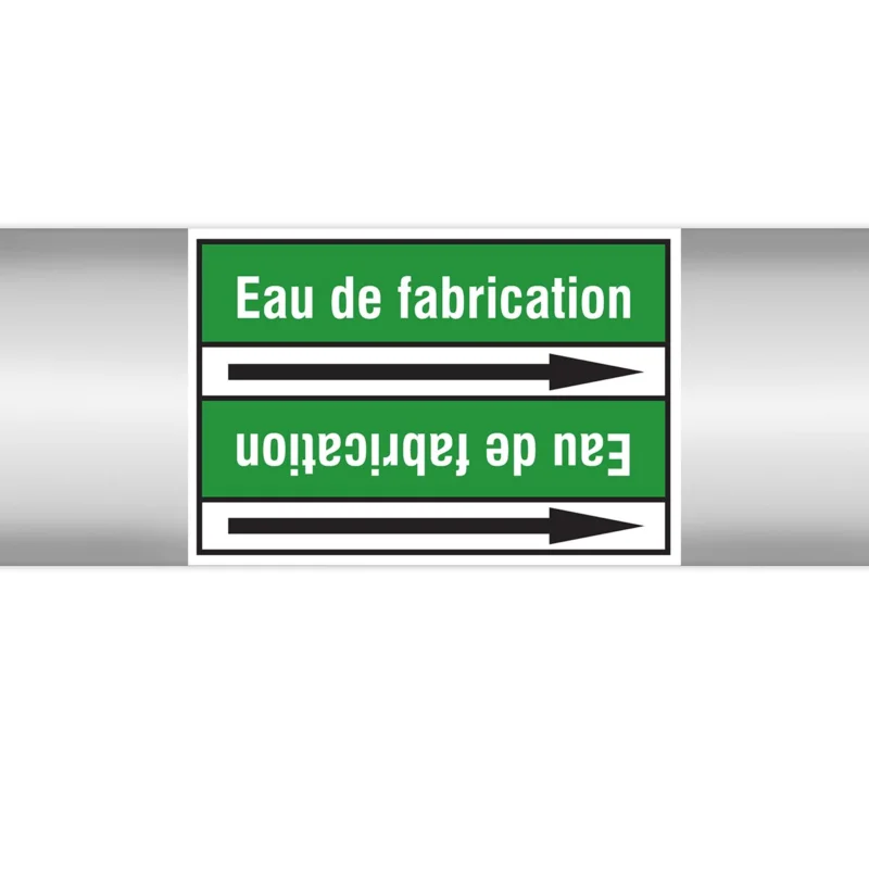 Rechtstreeks Van De Fabrikant Leidingmarkering rol - PMF-EAUDEFABRI.-GR3-RLL090