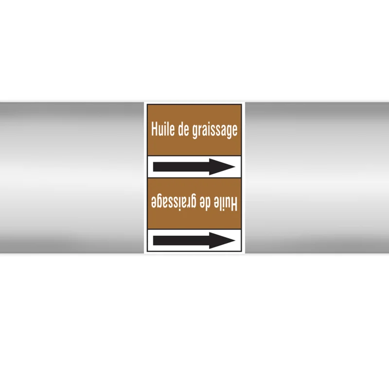 Speciale Aanbieding Leidingmarkering rol - PMF-HUILEDEGRAIS.-BR4-RLL090