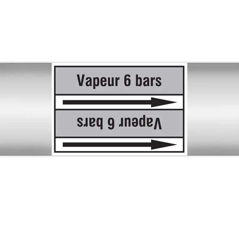 Shop Nu Leidingmarkering rol - PMF-VAPEUR6BARS-GY3-RLL090