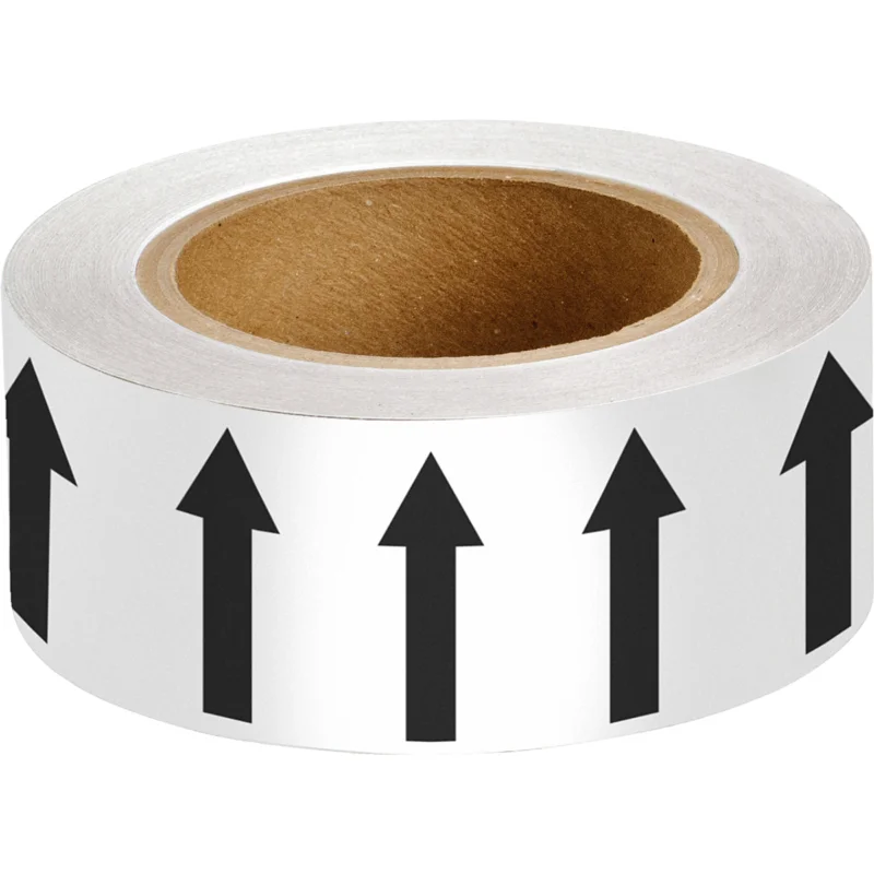 Brady - Leidingmarkering rol - Pijlentape - ARROWTAPE WH/BLACKARROW-50MMX33M - 275117 - 86275117 Flitsaanbieding