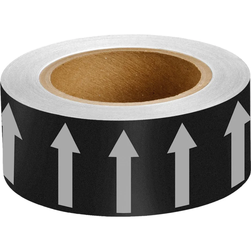 Brady - Leidingmarkering rol - Pijlentape - ARROWTAPE BK/WHITEARROW-50MMX33M - 275121 - 86275121 Rechtstreeks Van De Fabrikant