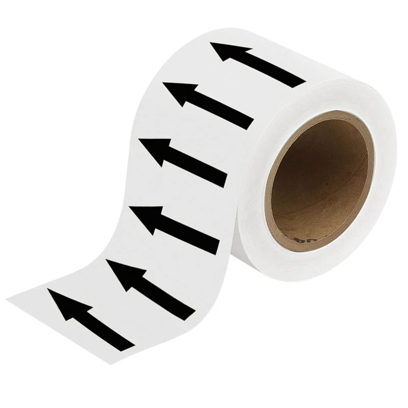 Brady - Leidingmarkering rol - Pijlentape - ARROWTAPE WH/BLACKARROW-100MMX33M - 275129 - 86275129 Koop Vandaag