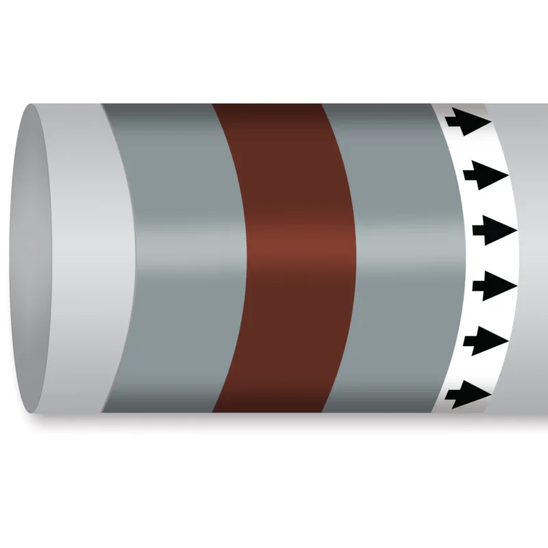 Beste Prijs Leidingmarkering rol - MPM-NONFLAMGAS-300MMX30M-GY/MR/GY-ROLL