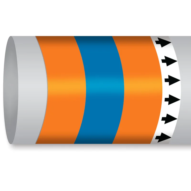 Alleen Vandaag Leidingmarkering rol - MPM-OILNONFUEL-300MMX30M-OR/BL/OR-ROLL