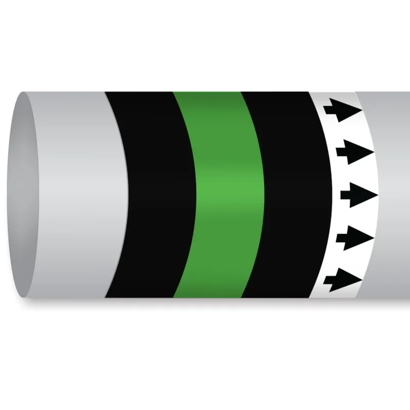 Populair Leidingmarkering rol - MPM-WASTE-200MMX30M-BK/GN/BK-ROLL