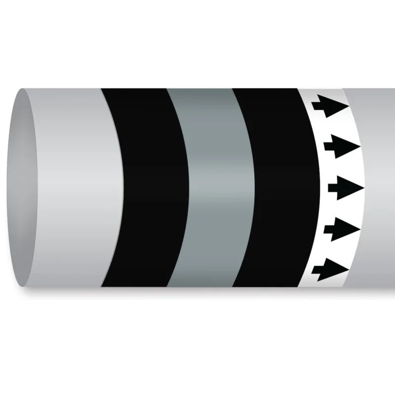 Lage Prijs Leidingmarkering rol - MPM-WASTE-200MMX30M-BK/GY/BK-ROLL