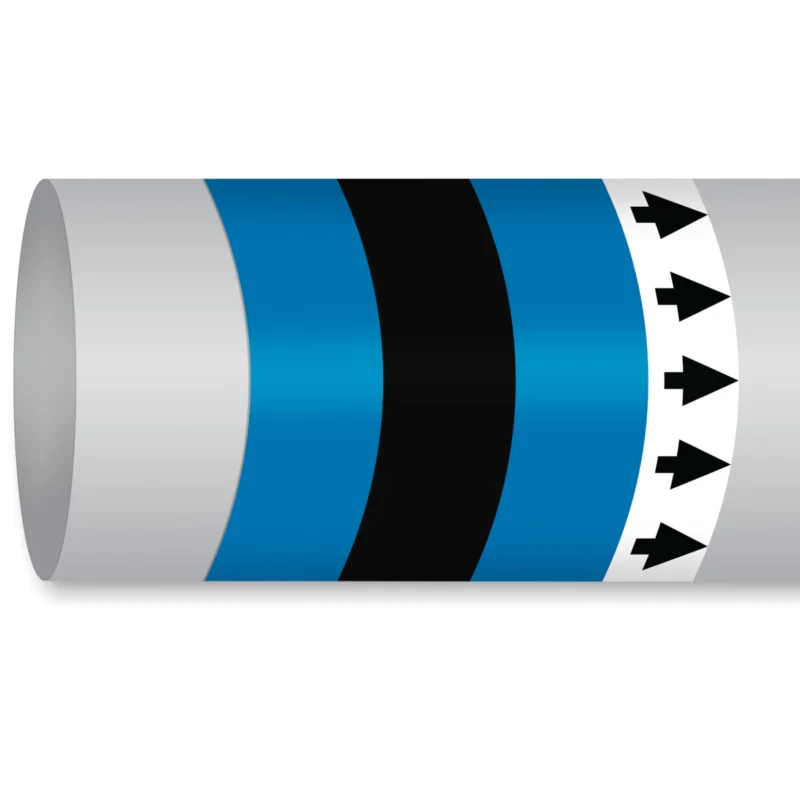 Snelle Levering Leidingmarkering rol - MPM-WATER-200MMX30M-BL/BK/BL-ROLL