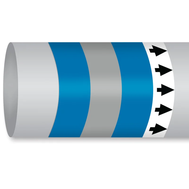 Beperkt Aanbod Leidingmarkering rol - MPM-WATER-200MMX30M-BL/SV/BL-ROLL