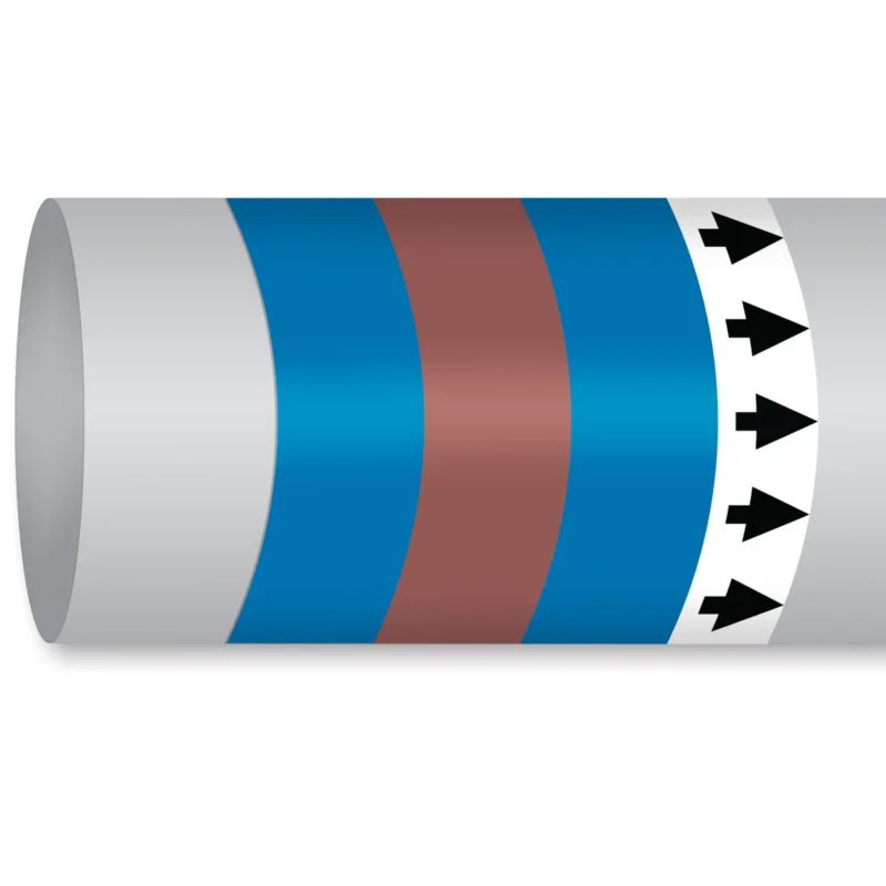 Uitverkoop Leidingmarkering rol - MPM-WATER-200MMX30M-BL/VT/BL-ROLL