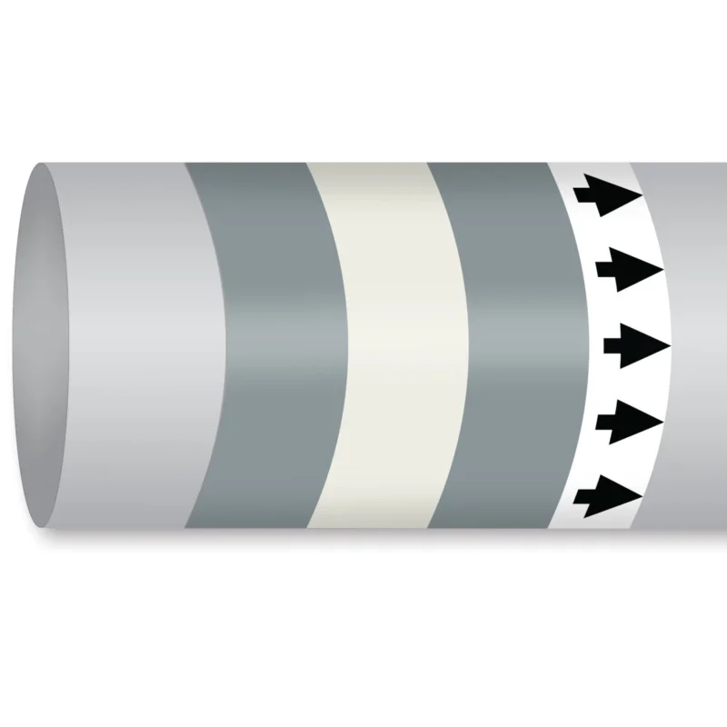 Alleen Vandaag Leidingmarkering rol - MPM-NONFLAMGAS-200MMX30M-GY/WT/GY-ROLL