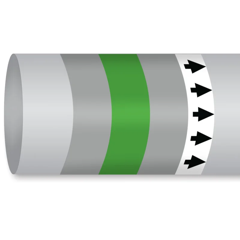 Betaalbaar Leidingmarkering rol - MPM-STEAM-200MMX30M-SV/GN/SV-ROLL