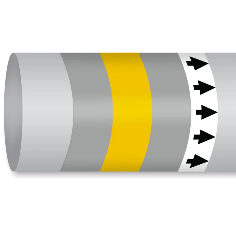 Actieprijs Leidingmarkering rol - MPM-STEAM-200MMX30M-SV/YL/SV-ROLL