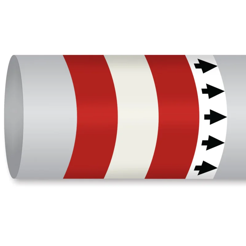Shop Nu Leidingmarkering rol - MPM-FIRE-200MMX30M-RD/WT/RD-ROLL