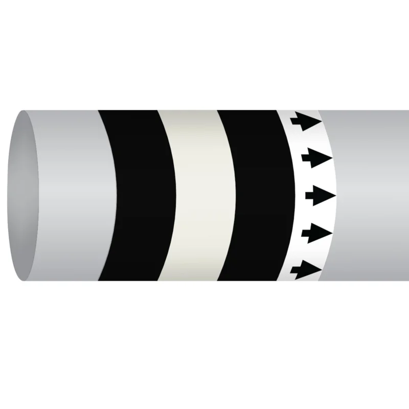 Superprijs Leidingmarkering rol - MPM-WASTE-127MMX30M-BK/WT/BK-ROLL