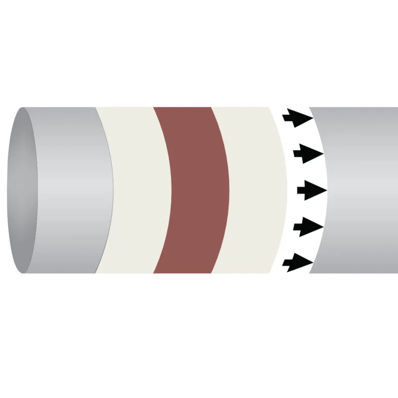 Goedkoop Leidingmarkering rol - MPM-AIRINVENT-127MMX30M-WT/VT/WT-ROLL
