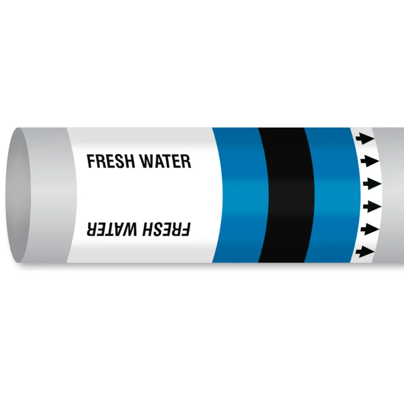 Bestseller Leidingmarkering rol - MPM-WATER-600MMX30M-BL/BK/BL-ROLL